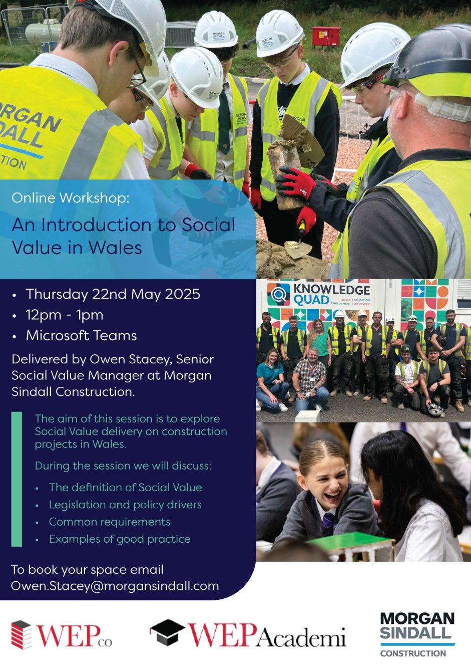 WEP Academi – Social Value Workshop – May 2025